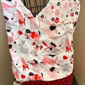 Cute Dog Print Tote Bag